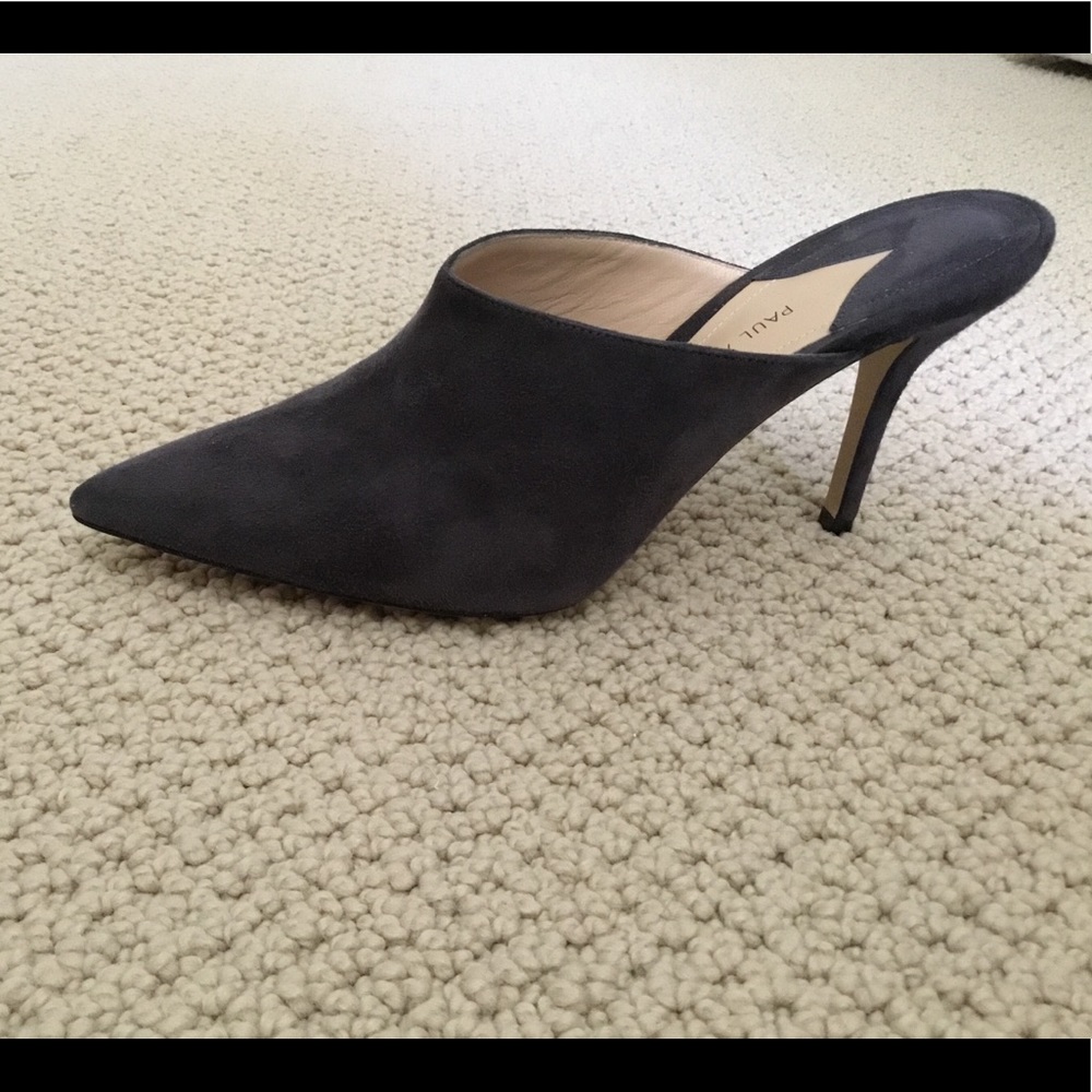 PAUL ANDREW “CERTOSA “ gray mules size 38 Italian